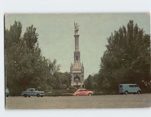 Postcard Colon's Monument, Madrid, Spain