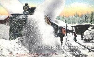 Ogder Route S.P.R.R.  Train Trains Locomotive, Steam Engine,  Postcard Postca...