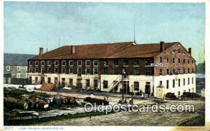 Libby Prison, Richmond, Virginia, USA Prison, Jail, Penitentiary, Postcard Po...