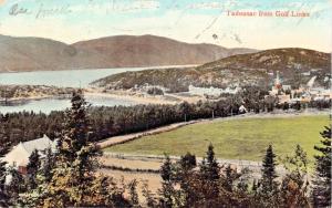 TADOUSAC QUEBEC CANADA VIEWED FROM GOLF LINKS POSTCARD 1908