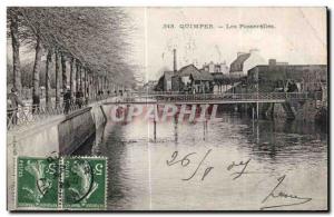 Old Postcard Quimper Gateways