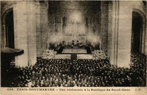 CPA Paris 18e Montmartre Une Cérémonie á la Basilique du Sacré Coeur (284741)