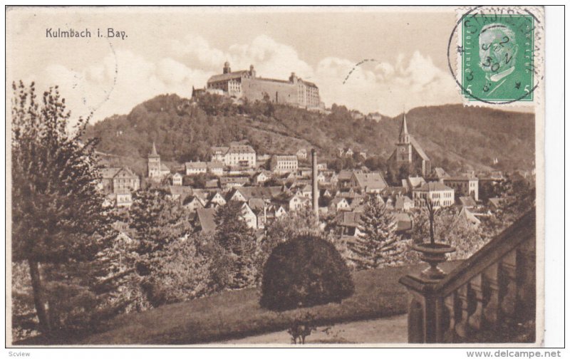 KULMBACH, Bavaria, Germany, PU-1930; Kulmbach I. Bay