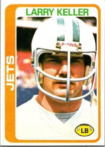 1978 Topps Football Card Larry Keller New York Jets sk7299