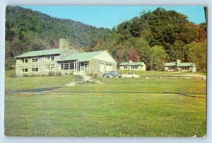 Cherokee North Carolina NC Postcard Boundary Tree Motor Court Inn Motel Vintage