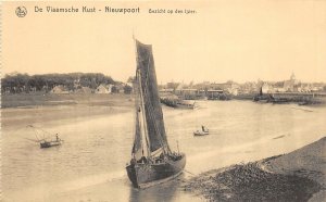 Lot 38 belgium sailing  boat fishing nieuwpoort face on the iron