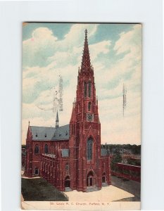 Postcard St. Louis R. C. Church, Buffalo, New York