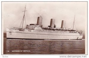 RP, Oceanliner/Ship/Steamer Empress Of Britain, 1920-1940s