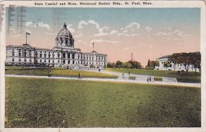 Minnesota Saint Paul State Capitol And Minnesota Historical Society Building ...