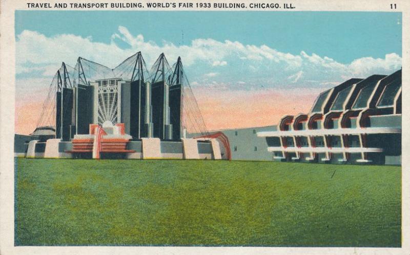 Travel and Transport Building 1933 World Fair - Chicago IL, Illinois - WB