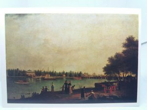 Stroganovs Dacha by Kamenny Island 1804 Vintage Art Painting Postcard B Paterson