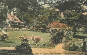 Postcard Massachusetts Lenox Arbor Cottage Hotel Aspinwall Hagyard 23-1828