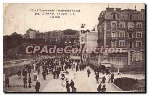 Old Postcard Dinard La Digue