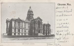 The State Capitol - Cheyenne WY, Wyoming - pm 1905 - UDB