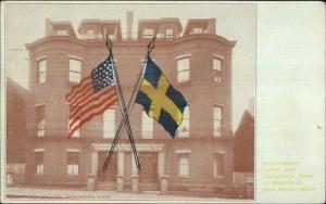 Worcester MA Scandinavian Immigrants Home c1910 Postcard