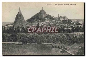 Old Postcard Le Puy General view taken from the Pont Neuf