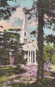 North Carolina Pinehurst The Village Chapel In Its Attractive Setting Albertype