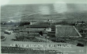 C.1905-10 RPPC Legion Health Pool Saco, MT Vintage Postcard P88