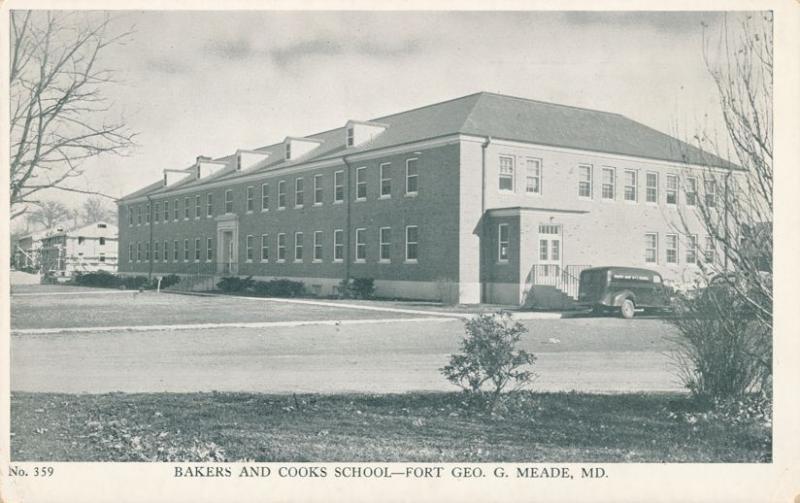 Bakers and Cooks School - Fort George G Meade MD, Maryland