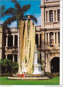 Hawaii Honolulu Statue Of King Kamehameha