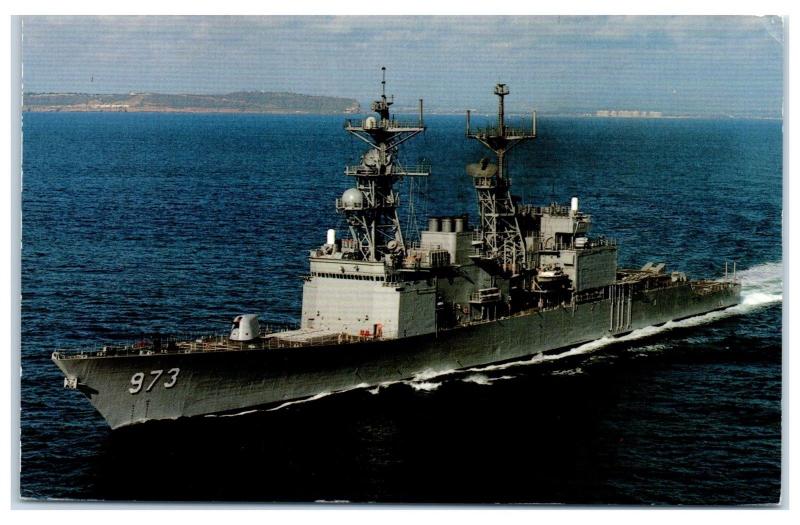 1983 USS John Young DD-973 US Navy Destroyer Postcard