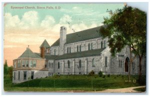 1908 Episcopal Church Sioux Falls South Dakota SD Posted Antique Postcard