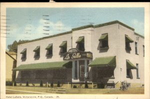 Victoriaville Quebec Hotel La Salle c1930-50s Vintage Postcard