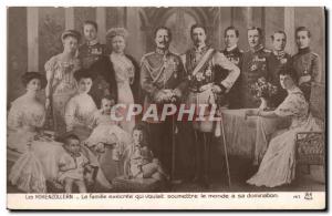 Old Postcard The German Hohenzollern royal family