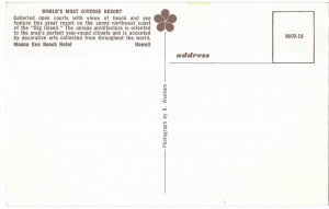 Mauna Kea Beach Hotel Waimea Hawaii on the Kohala Coast