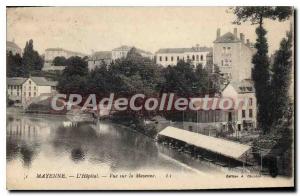 Old Postcard Mayenne L'Hopital