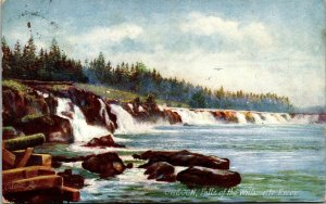 Vtg Oregon OR Falls of the Willamette River 1910s Raphael Tuck Oilette Postcard