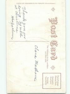 Divided-Back NEW YEAR SCENE Great Postcard AA1895