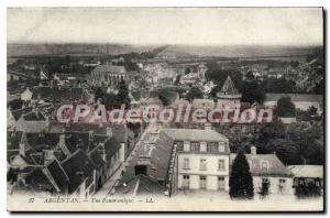 Old Postcard Argentan Panoramic