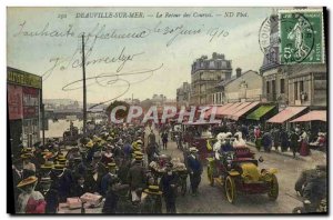 Old Postcard Deauville Return of Racing Horses Equestrian toP