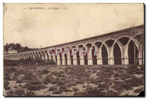 Old Postcard The Viaduct St Chamas