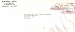 Entier Postal Stationery Postal Canadian Charter Boat Sorel