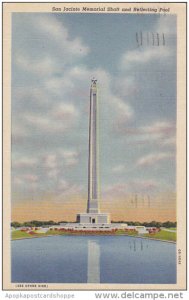 Texas Houstons San Jacinto Memorial Shaft and Retlecting Pool 1945