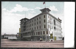 The Plaza Hotel, Asbury Park, New Jersey, Very Early Postcard, Unused