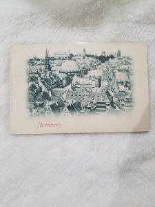 Antique Postcard, Nurnberg  City View Posted 1900