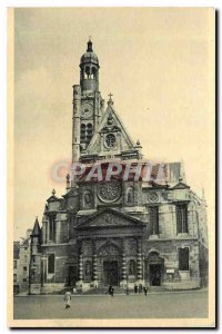 Postcard Ancient Church St Etienne du Mont