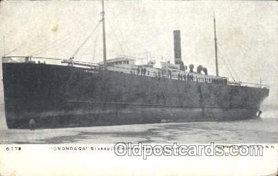 Onondaga Ship Wrecks Ships 1907 crease near left top edge, some corner wear, ...