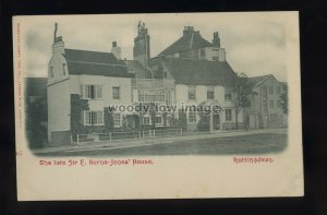 TQ3389 - Sussex - The Late Sir F. Burne-Jones' House in Rottingdean - postcard