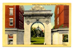 RI - Providence. Brown University, Soldiers Memorial Gate