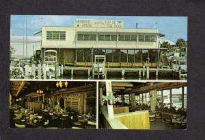 FL Harbour House Top of the Dock Restaurant Ft Fort Pierce Florida Postcard