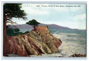 C.1915-20 Midway Point, 17 Mile Drive, Monterey, Co., Cal. Postcard F103E