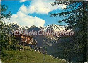 Postcard Modern Tourist Alps Small cottages Holiday in the high valley of Que...