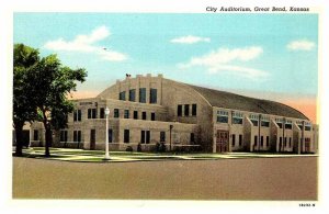 Postcard ARENA SCENE Great Bend Kansas KS AR7015