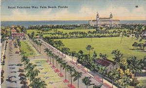 Florida Palm Beach Royal Poinciana Way 1950