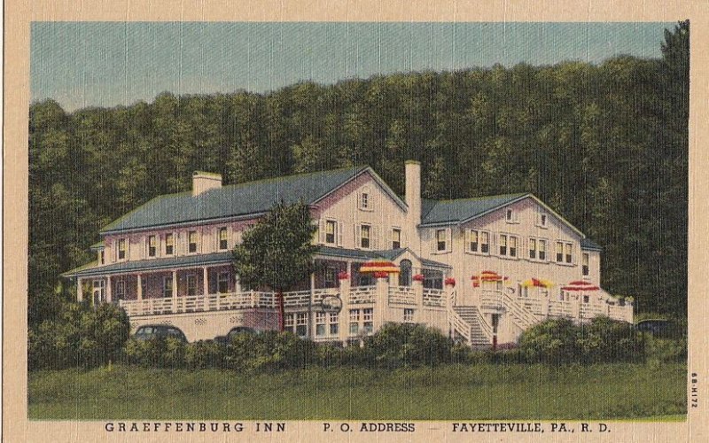 Postcard Graeffenburg Inn Fayetteville PA