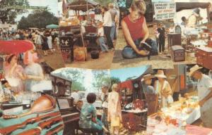 CANTON, TX Texas FIRST MONDAY TRADE DAY~Swap Meet ROADSIDE Multi View Postcard 